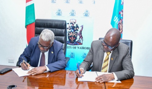 UON Council Chair & Vice Chancellor signing PC 20262027