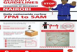 SECURITY GUIDELINES ON THE CESSATION OF MOVEMENT IN THE NAIROBI METROPOLITAN AREA