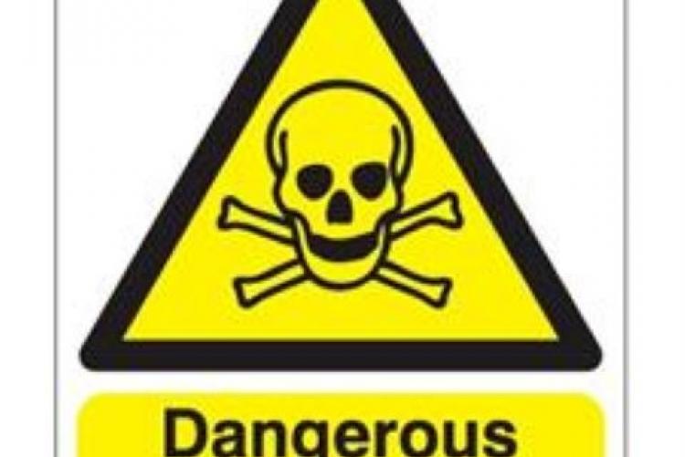 Hazard warning sign