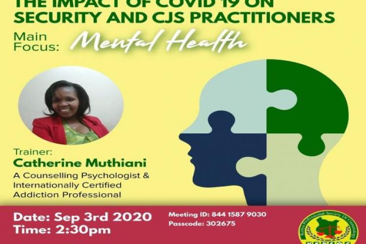 THE IMPACT OF COVID 19 ON SECURITY AND CJS PRACTITIONERS