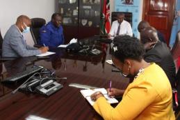 Meeting between the VC UoN and the OCS Central Police Station